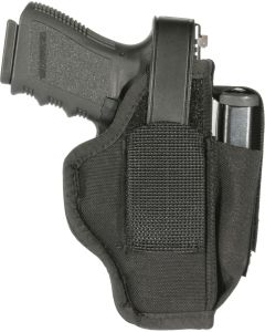 Blackhawk 40AM06BK Multi-UseIWB/OWB Size 06 Black Cordura Belt Clip Fits Med/Large Semi Autos Fits 3.25-3.75" Barrel Ambidextrous