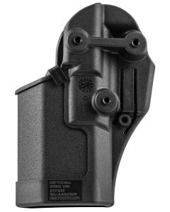 Blackhawk 410512BKR Serpa CQCOWB Size 12 Matte Black Polymer Belt Loop/Paddle Fits Ruger P95 Right Hand