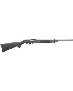 Ruger 1256 10/22 Carbine Full Size 22 LR 10+1 18.50" Satin Stainless Steel Barrel, Drilled &amp; Tapped Receiver,Black Synthetic Fixed Stock, Right Hand