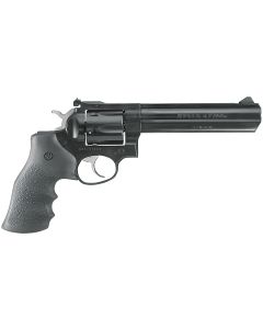 Ruger 1704 GP100Medium Frame 357 Mag 6rd 6" Blued Alloy Steel Barrel, Cylinder &amp; Frame, Hogue Monogrip, Transfer Bar Safety, Exposed Hammer