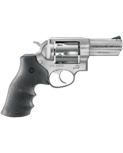 Ruger 1715 GP100Medium Frame 357 Mag 6rd 3" Satin Stainless Steel Barrel, Cylinder &amp; Frame, Hogue Monogrip, Transfer Bar Safety, Exposed Hammer