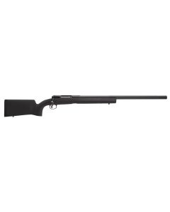 Savage Arms 19136 12 Long Range Precision 243 Win Caliber with 4+1 Capacity, 26" Barrel, Matte Black Metal Finish &amp; Matte Black Fixed HS Precision with V-Block Stock Right Hand (Full Size)
