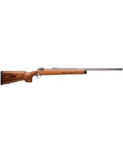 Savage Arms 19139 12 BVSS Full Size 308 Win 4+1 26" Stainless Heavy Fluted Barrel, Matte Stainless Steel Receiver Drilled &amp; Tapped ,Satin Brown Fixed Laminate Stock, Right Hand