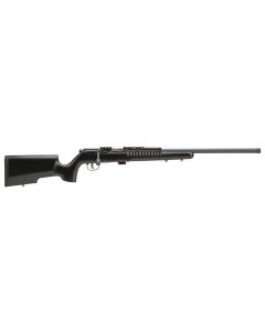Savage Arms 96782 93R17 TRR-SR Full Size 17 HMR 5+1 22" Matte Black Heavy Threaded Barrel, Matte Black Picatinny Rail Carbon Steel Receiver, Matte Black Tactical Wood Stock, Right Hand