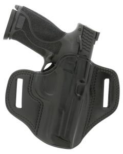 Galco CM226B Combat MasterOWB Black Leather Belt Slide Compatible w/Glock 19/32/36/45/Glock 19X Gen2-5/CZ-P10C Belt 1.75" Wide Right Hand