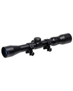 TruGlo TG-853932B TrushotBlack Anodized 3-9x32mm 1" Tube Duplex Reticle w/Rings 3/8" Dovetail
