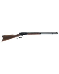 Winchester Repeating Arms 534175142 Model 1886 Short Rifle Full Size 45-70 Gov 8+1 24" Brushed Polish Blued Sporter Barrel, Drilled &amp; Tapped Steel Receiver, Grade I Satin Walnut Straight Grip Stock