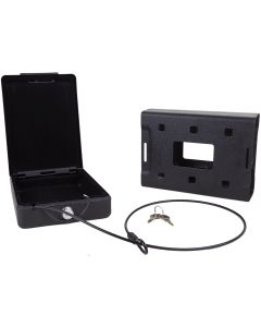Bulldog BD1100 Car VaultKey Entry Matte Black Powder Coat Steel Holds 1 Handgun 8.70" x 6" x 2.50"