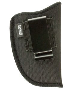 Uncle Mike's 21306 GunMate Holster IWB Size 06 Black Tri-Laminate Belt Clip Fits Med Frame Pistol Fits 4" Barrel Ambidextrous