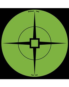 Birchwood Casey 33936 Target SpotsSelf-Adhesive Paper Black/Green 6" Crosshair 10 Pack