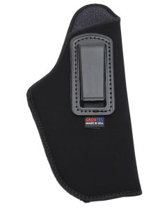 GrovTec US Inc GTHL14115R Inside The PantsIWB Size 15 Black Suede Belt Clip Fits Large Semi-Auto 3-4" Barrel Right Hand