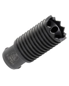 Troy Ind SBRACLM05BT00 Claymore Muzzle Brake Black Steel with 1/2"-28 tpi Threads &amp; 2.25" OAL for 5.56x45mm NATO AR-Platform