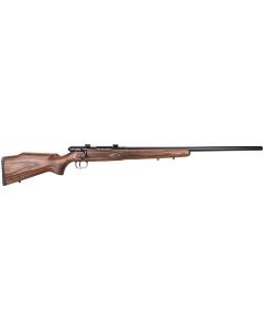 Savage Arms 19738 25 Lightweight Varminter 17 Hornet Caliber with 4+1 Capacity, 24" Barrel, Matte Black Metal Finish &amp; Natural Brown Laminate Stock Right Hand (Full Size)