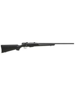 Savage Arms 19740 25 Walking Varminter Full Size 17 Hornet 4+1 22" Matte Black Heavy Barrel, Matte Black Carbon Steel Receiver Drilled &amp; Tapped, Matte Black Fixed Varmint Synthetic Stock, Right Hand