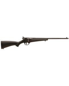 Savage Arms 13775 RascalYouth 22 LR 1rd 16.13" Matte Black Sporter Barrel, Matte Black Carbon Steel Receiver, Black Fixed Synthetic Stock, Right Hand