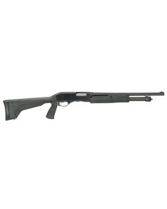Stevens 19485 320 Security 12 Gauge 3" 5+1 18.50" Matte Blued Carbon Steel Barrel, Black Fixed Pistol Grip Stock, Ambidextrous Includes Fixed Cylinder Bore Choke