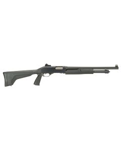 Stevens 19495 320 Security 12 Gauge 3" 5+1 18.50" Matte Blued Carbon Steel Barrel/Rec., Matte Black Fixed Pistol Grip Stock, Ghost Ring Sight Includes Fixed Cylinder Bore Choke