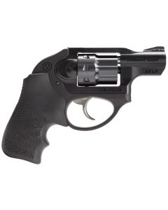Ruger 5410 LCRSmall Frame 22 LR 8rd 1.87" Matte Black Aluminum Frame, Black PVD Cylinder, Hogue Tamer Monogrip Grip, Concealed Hammer