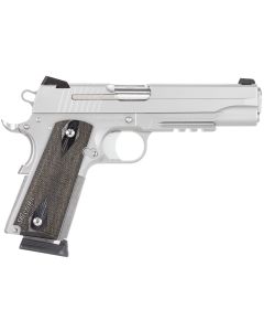 Sig Sauer 1911R45SSSCA 1911 Full Size *CA Compliant 45 ACP Caliber with 5" Barrel, 8+1 Capacity, Overall Stainless Steel Finish, Picatinny Rail/Beavertail Frame, Serrated Slide &amp; Blackwood Grip