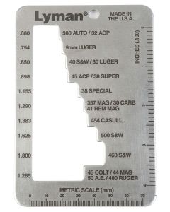 Lyman 7832217 E-Zee Case-Length Gauge Pistol, Revolver