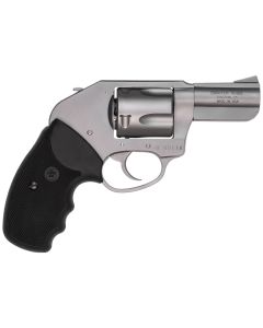 Charter Arms 74410 Bulldog Duty Large 44 Special, 5 Shot 2.50" Matte Stainless Steel Barrel, Cylinder &amp; Frame w/Black Finger Grooved Rubber Grip