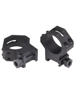 Weaver Mounts 48366 Four-Hole Skeleton RingsMatte Black 30mm High