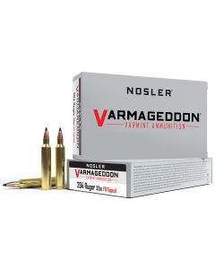 Nosler 65115 Varmageddon204Ruger 32gr Flat Base Tipped 20 Per Box/20 Case