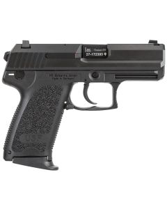 HK 81000333 USP V7 LEM Compact 9mm Luger 13+1 3.58" Black Polygonal Rifled Barrel, Black Serrated Slide, Black Polymer Frame, Black Polymer Grip, Ambidextrous