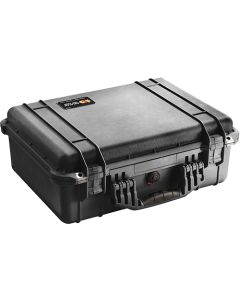 Pelican 1520000110 Protector Case Black Polypropylene Holds Handgun