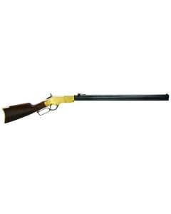 Henry H011 OriginalFull Size 44-40 Win 13+1 24.50" Blued Octagon Barrel, Polished Brass Receiver, Fancy American Walnut Wood Stock, Brass Buttplate/Pad Right Hand