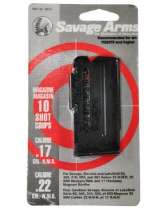 Savage Arms 90010 93 Series10rd 17 HMR/22 WMR Blued Steel