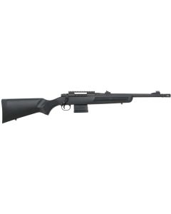 Mossberg 27738 MVP Patrol Full Size 308 Win/7.62 NATO 10+1 16.25" Blued Threaded Bull Barrel, Blued Stainless Steel Receiver w/Picatinny Rail, Black Fixed Synthetic Stock, Right Hand