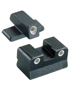 Trijicon 600049 Bright &amp; Tough Night SightsGreen/Tritium White Outline Front Sight-Green/Tritium White Outline Rear Sight Beretta 92A1/96A1