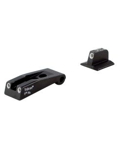 Trijicon 600590 Bright &amp; Tough Night SightsGreen/Tritium White Outline Front Sight-Green/Tritium White Outline Rear Sight Ruger SR9/SR9C/SR40