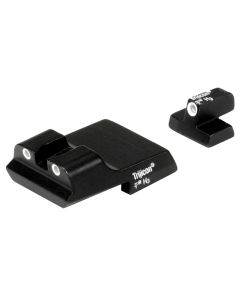 Trijicon 600437 Bright &amp; Tough Night SightsGreen/Tritium White Outline Front Sight-Green/Tritium White Outline Rear Sight Smith &amp; Wesson 1911