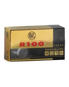 RWS/Umarex 2134195 R100 Premium Line 22LR 40gr Lead Round Nose 50 Per Box/100 Case