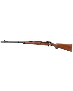 Ruger 47121 Hawkeye African Full Size 375 Ruger 3+1 23" Satin Blued Threaded Barrel, Satin Blued Steel Receiver w/Integral Scope Mount, American Walnut Fixed Stock, Left Hand