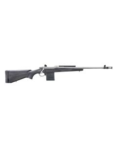 Ruger 6822 Scout308 Win 10+1 18" Matte Stainless Threaded Barrel, Matte Stainless Steel Receiver w/Picatinny Rail, Black Laminate Adj LOP Stock, Right Hand