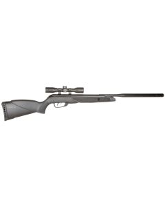 Gamo 6110067854 Wildcat Whisper Air Rifle Gas Piston 177 1rd Shot Black Black Receiver Black Molded All Weather Stock Scope 4x32mm