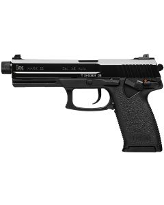 HK 81000080 Mark 2345 ACP 10+1, 5.87"Black Steel Threaded Barrel, Serrated Steel Slide, Polymer Frame, Black Polymer Grip, Ambidextrous
