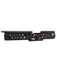 Troy Ind SRAIDLTCXBT00 Delta CX Rail12" Aluminum Black for AR-15