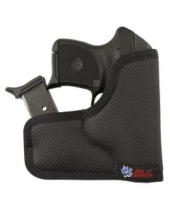 DeSantis Gunhide M33BJN3Z0 Nemesis Ammo Pocket Rubberized Fabric Fits S&amp;W J Frame Fits 2" Barrel Ambidextrous