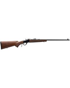 Winchester Guns 524100186 Model 1885 Low Wall Hunter 17 WSM 1rd 24" Octagon Barrel Brushed Polish Blued Rec Satin Walnut Fixed Pistol Grip Stock Right Hand (Full Size)