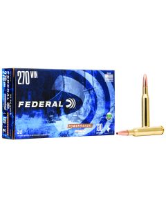 Federal 270130LFA Power-Shok Copper 270Win 130gr Copper Hollow Point 20 Per Box/10 Case
