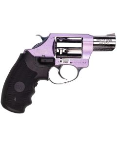 Charter Arms 53842 Undercover Lite Chic Lady Small 38 Special 5 Shot 2" High Polished Stainless Steel Barrel &amp; Cylinder, Lavender Aluminum Frame w/Black Crimson Trace Laser Grip, Exposed Hammer