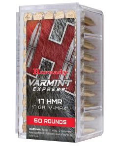 Hornady 83170 Varmint Express17 HMR 17 gr Hornady V Max 50 Per Box/ 40 Case