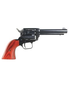 Heritage Mfg RR22B4 Rough Rider22 LR 6 Shot, 4.75" Black Steel Barrel, Black Zinc Alloy Frame, Black Cylinder Cocobolo Grip, Hammer/Thumb Safety, Exposed Hammer