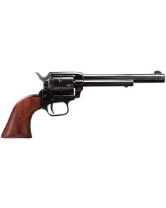 Heritage Mfg RR22MB6 Rough Rider22 LR 22 WMR 6 Shot, 6.50" Black Steel Barrel, Black Zinc Alloy Frame, Black Cylinder, Cocobolo Grip, Hammer/Thumb Safety, Exposed Hammer