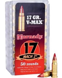 Hornady 83177 Varmint Express17 HM2 17 gr Hornady V Max 50 Per Box/ 100 Case