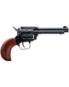 Heritage Mfg RR22MB4BH Rough Rider22 LR/22 WMR 6 Shot, 4.75" Steel Black Barrel, Cylinder &amp; Black Zinc Alloy Frame, Cocobolo Bird Head Grip, Hammer/Thumb Safety, Exposed Hammer
